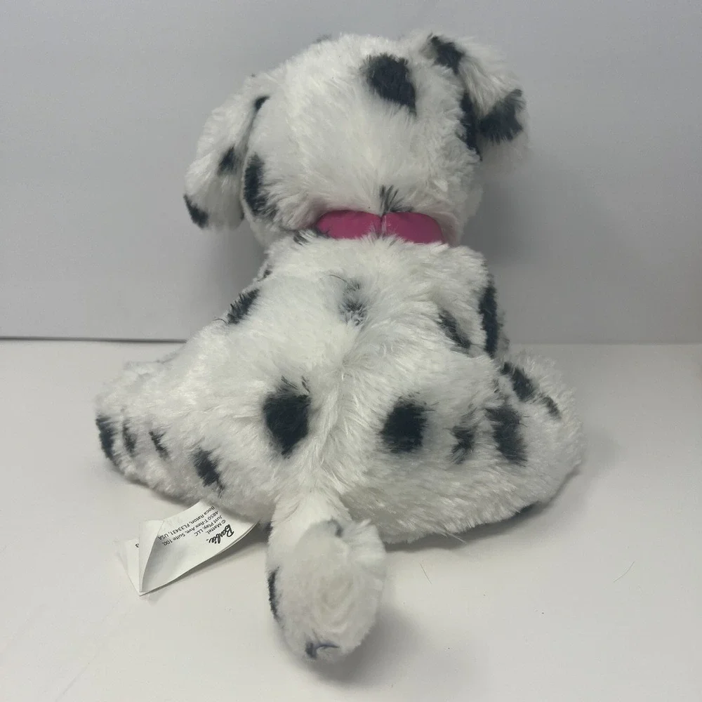 Barbie Dalmatian Barking Dog Plush White puppy Stuffed Animal Toy